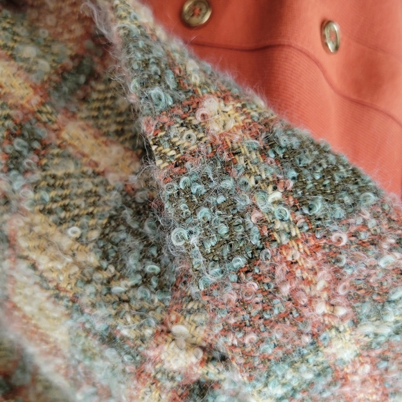 Vintage Valentino Boutique Plaid Mohair Jacket Blazer - Picture 5 of 8